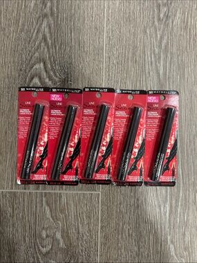 NEW 5X Maybelline Line Stiletto Eyeliner #501 blackest black 💐 FIRM PRICE 💐
